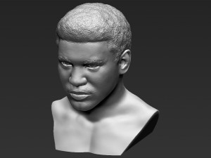 muhammad ali bust 3d printing ready stl obj 3D Print Model