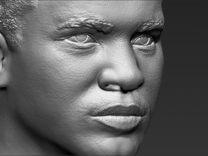 muhammad ali bust 3d printing ready stl obj 3D Print Model