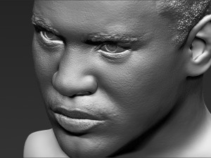muhammad ali bust 3d printing ready stl obj 3D Print Model