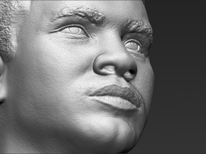 muhammad ali bust 3d printing ready stl obj 3D Print Model