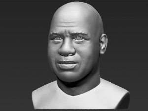 magic johnson bust 3d printing ready stl obj Modèles 3D en vedette