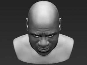 magic johnson bust 3d printing ready stl obj Modèles 3D en vedette