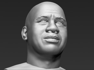 magic johnson bust 3d printing ready stl obj Modèles 3D en vedette
