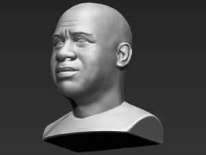 magic johnson bust 3d printing ready stl obj Modèles 3D en vedette