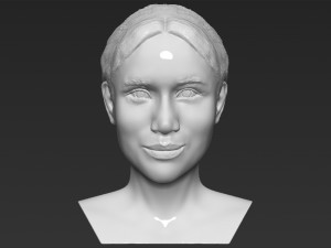 meghan markle bust 3d printing ready stl obj 3Dプリントモデル