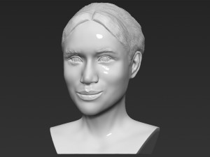 meghan markle bust 3d printing ready stl obj 3D Print Model