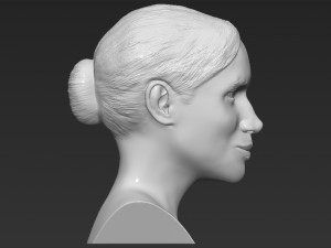 meghan markle bust 3d printing ready stl obj 3D Print Model