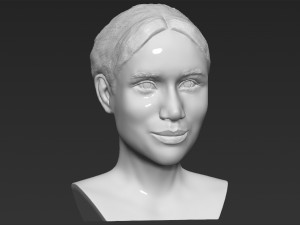 meghan markle bust 3d printing ready stl obj 3D Print Model