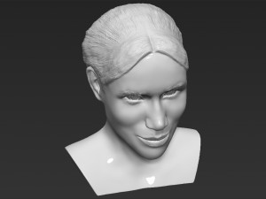 meghan markle bust 3d printing ready stl obj 3D Print Model