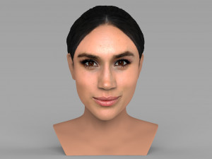 meghan markle bust ready for full color 3d printing 3D Print Model
