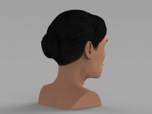 meghan markle bust ready for full color 3d printing Modelo de Impressão 3D