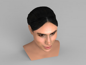 meghan markle bust ready for full color 3d printing Modelo de Impressão 3D