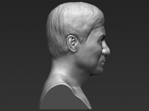 jackie chan bust 3d printing ready stl obj 3D Print Model