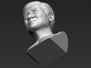 jackie chan bust 3d printing ready stl obj 3D Print Model
