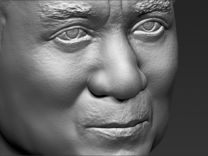 jackie chan bust 3d printing ready stl obj 3D Print Model