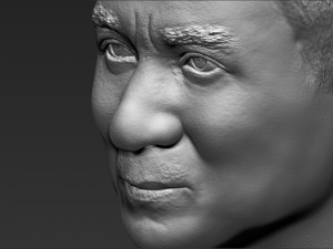 jackie chan bust 3d printing ready stl obj 3D Print Model