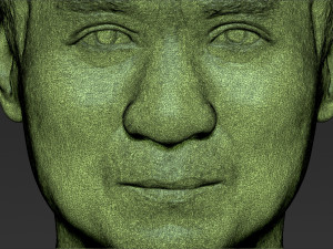 jackie chan bust 3d printing ready stl obj 3D Print Model