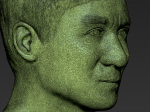 jackie chan bust 3d printing ready stl obj 3D Print Model