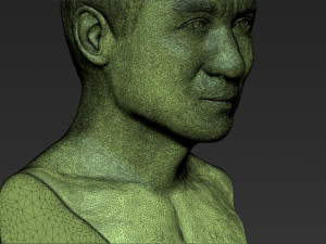 jackie chan bust 3d printing ready stl obj 3D Print Model