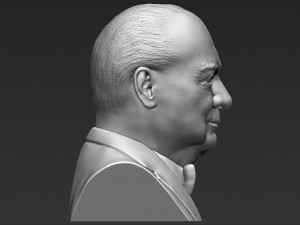 winston churchill bust 3d printing ready stl obj Modèles 3D en vedette