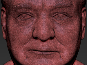 winston churchill bust ready for full color 3d printing Modèles 3D en vedette