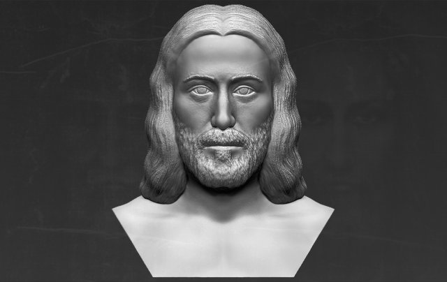 jesus reconstruction based on shroud of turin 3d printing ready 3D प्रिंट मॉडल .c4d .max .obj .3ds .fbx .stl .blend 