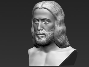 jesus reconstruction based on shroud of turin 3d printing ready 3D प्रिंट मॉडल