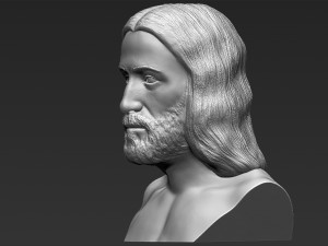 jesus reconstruction based on shroud of turin 3d printing ready 3D प्रिंट मॉडल