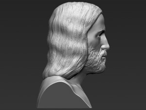 jesus reconstruction based on shroud of turin 3d printing ready 3D प्रिंट मॉडल