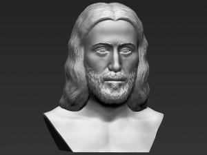 jesus reconstruction based on shroud of turin 3d printing ready 3D प्रिंट मॉडल