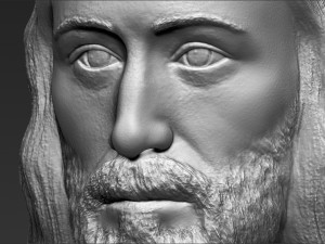 jesus reconstruction based on shroud of turin 3d printing ready 3D प्रिंट मॉडल
