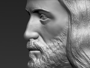 jesus reconstruction based on shroud of turin 3d printing ready 3D प्रिंट मॉडल