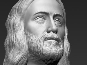 jesus reconstruction based on shroud of turin 3d printing ready 3D प्रिंट मॉडल