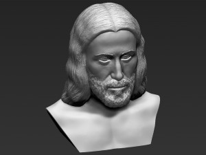 jesus reconstruction based on shroud of turin 3d printing ready 3D प्रिंट मॉडल