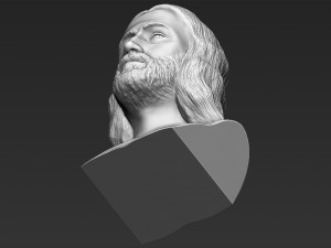 jesus reconstruction based on shroud of turin 3d printing ready 3D प्रिंट मॉडल