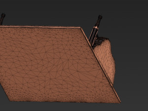 the black gate of mordor from the lord of the rings stl obj 3D-printmodel