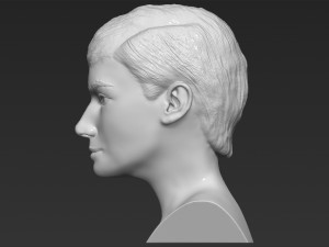 audrey hepburn bust 3d printing ready stl obj formats 3D प्रिंट मॉडल
