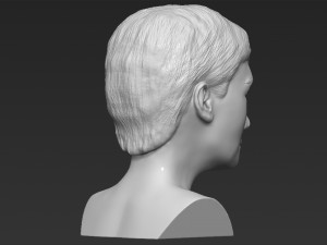 audrey hepburn bust 3d printing ready stl obj formats 3D प्रिंट मॉडल
