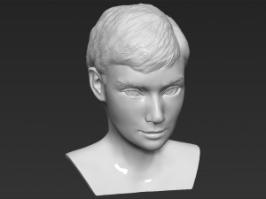 audrey hepburn bust 3d printing ready stl obj formats 3D प्रिंट मॉडल