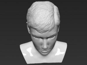 audrey hepburn bust 3d printing ready stl obj formats 3D प्रिंट मॉडल