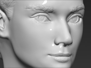 audrey hepburn bust 3d printing ready stl obj formats 3D प्रिंट मॉडल