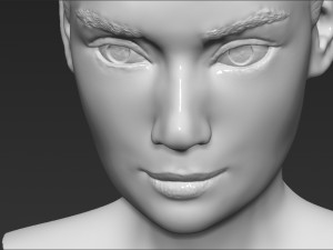 audrey hepburn bust 3d printing ready stl obj formats 3D प्रिंट मॉडल