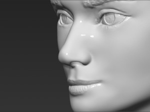 audrey hepburn bust 3d printing ready stl obj formats 3D प्रिंट मॉडल