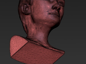 audrey hepburn bust 3d printing ready stl obj formats 3D प्रिंट मॉडल