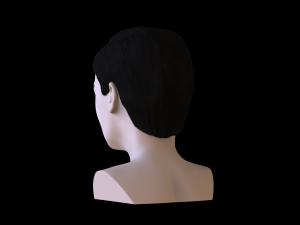 audrey hepburn black and white bust for full color 3d printing 3Dプリントモデル