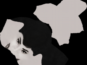 audrey hepburn black and white bust for full color 3d printing 3Dプリントモデル
