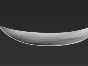 elven boat from lothlorien lord of the rings stl obj 3D-printmodel