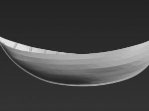 elven boat from lothlorien lord of the rings stl obj 3D-printmodel