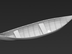 elven boat from lothlorien lord of the rings stl obj 3D-printmodel