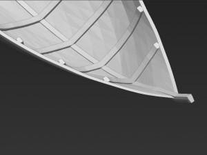 elven boat from lothlorien lord of the rings stl obj 3D-printmodel